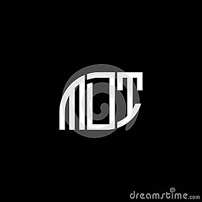 MDT letter logo design on black background. MDT creative initials letter logo concept. MDT letter design.MDT letter logo design on Vector Illustration