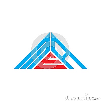 MEA letter logo creative design with vector graphic, MEA simple and modern logo in triangle shape Vector Illustration