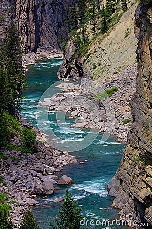 Meadow Creek Gorge Stock Photo