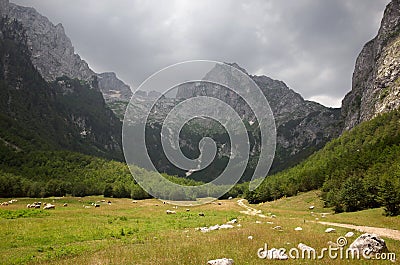 Prokletije Mountains Stock Photo