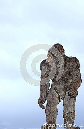 Meadowood Sasquatch, Qualicum Beach, BC Stock Photo