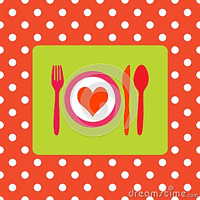 Meal time Vector Illustration