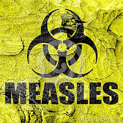 Measles concept background Stock Photo