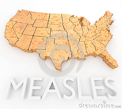 Measles Return To The US Cartoon Illustration