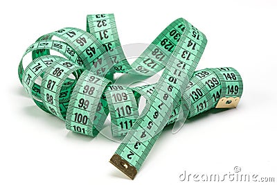 Measure tape Stock Photo