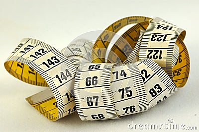 Measurement tape Stock Photo