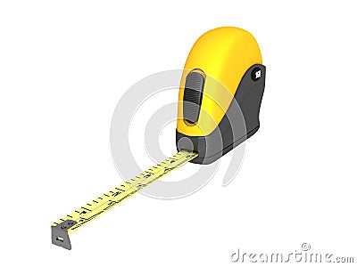 Measurement tape Stock Photo