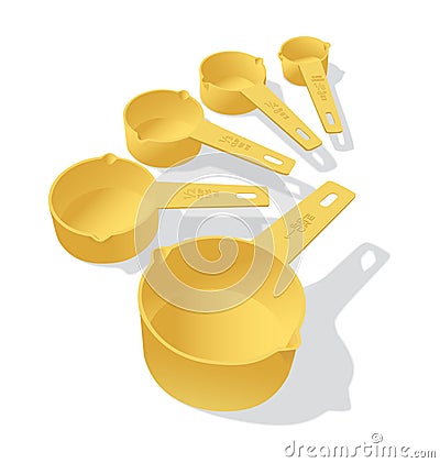 Measuring cups Vector Illustration