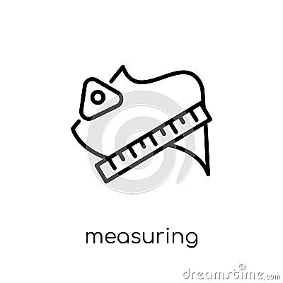 Measuring icon from Sew collection. Vector Illustration