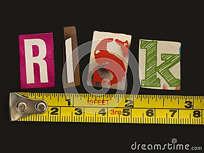 Measuring risk Stock Photo