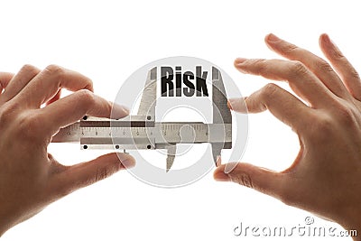 Measuring risk Stock Photo