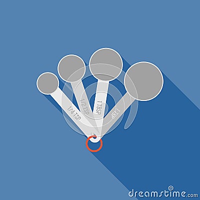 Measuring spoon Vector Illustration