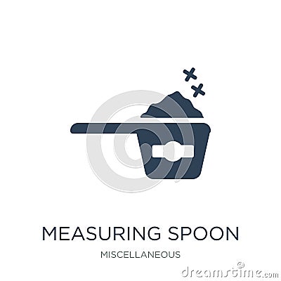 measuring spoon icon in trendy design style. measuring spoon icon isolated on white background. measuring spoon vector icon simple Vector Illustration