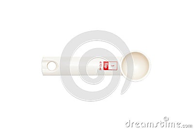 Measuring spoon isolated kitchen Stock Photo