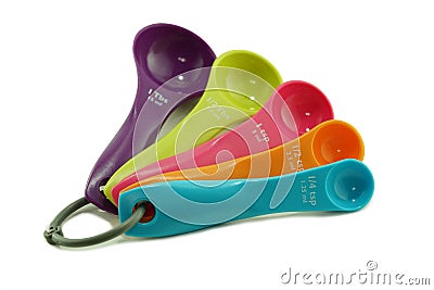 Measuring spoon set Stock Photo