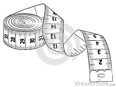 Measuring tape Vector Illustration