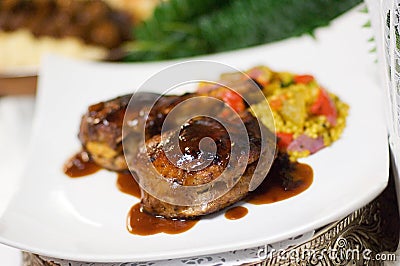 Meat dish Stock Photo