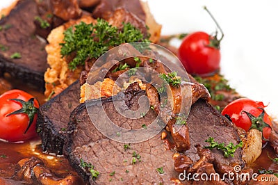 Meat dish Stock Photo