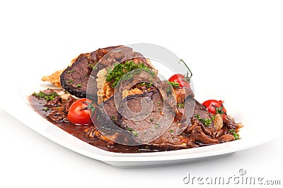 Meat dish Stock Photo