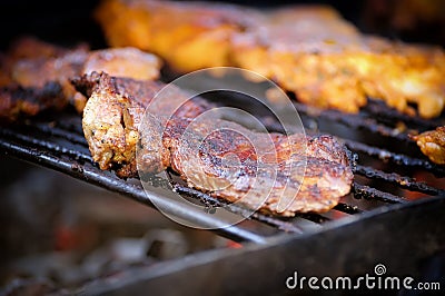 Meat gril Stock Photo