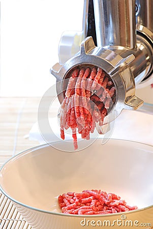 Meat grinder Stock Photo