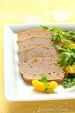 Meat pate Stock Photo