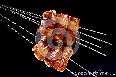 Meat roll Stock Photo