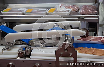 Meat slicer machine Stock Photo