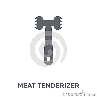 meat tenderizer icon from Kitchen collection. Vector Illustration