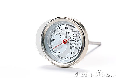 Meat thermometer Stock Photo