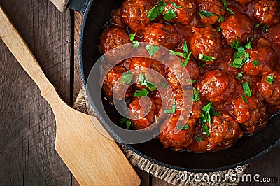 Meatballs Stock Photo