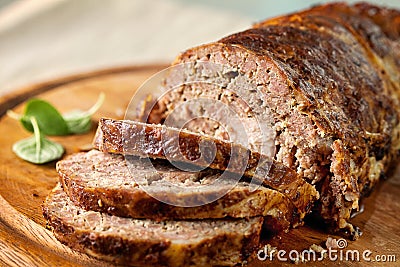 Meatloaf Stock Photo