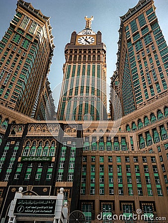 Mecca clock tower Editorial Stock Photo