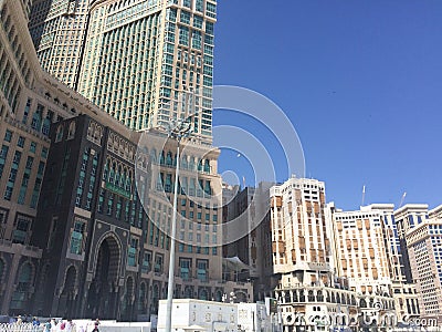 City of Mecca - Holiest city on Islam - Modern towers - Religious tour Editorial Stock Photo