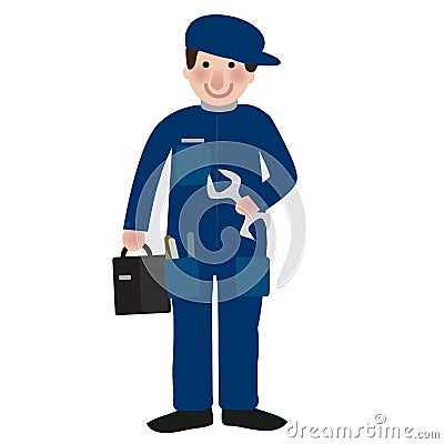 Mechanic Vector Illustration