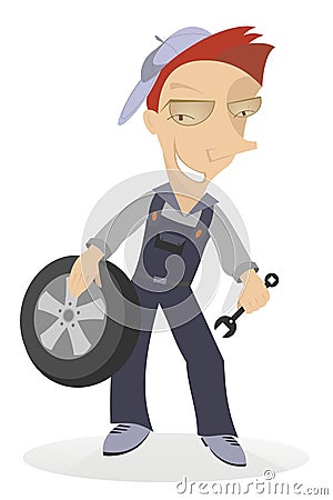 Mechanic Vector Illustration