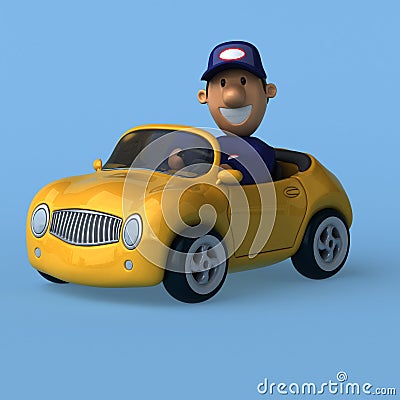 Mechanic - 3D Illustration Stock Photo