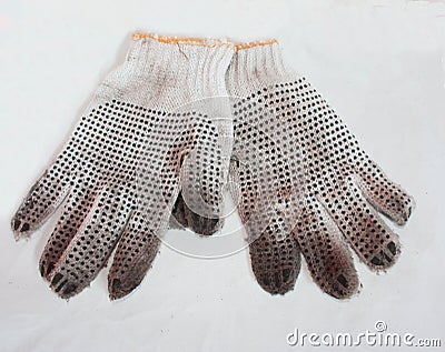 Mechanic gloves Stock Photo