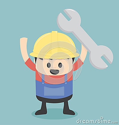 Mechanic Vector Illustration