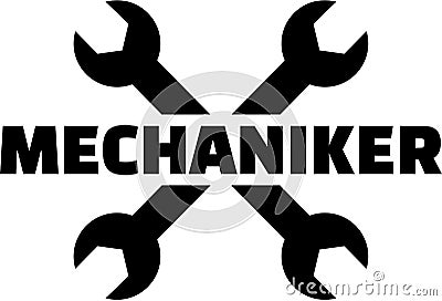 Mechanic Wrench vector Vector Illustration