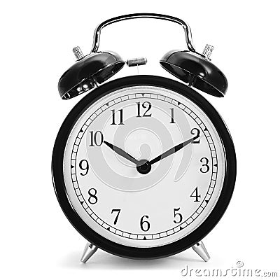 Mechanical alarm clock Stock Photo