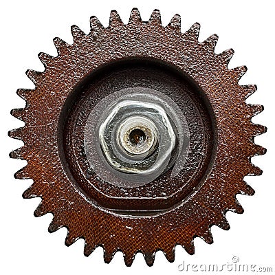 Mechanical gear Stock Photo