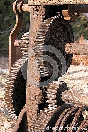 Mechanical Gear Stock Photo