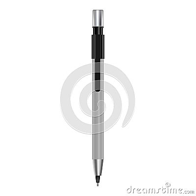 Mechanical pencil mockup, realistic style Vector Illustration