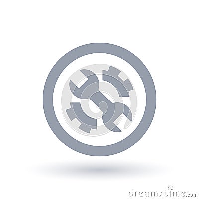 Mechanical repair icon. Maintenance symbol. Vector Illustration