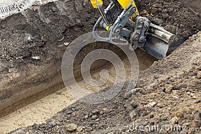 Mechanical shovel Stock Photo