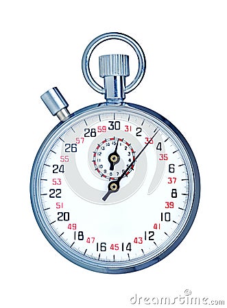 Mechanical stopwatch Stock Photo