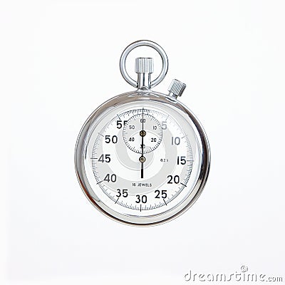 Mechanical stopwatch Stock Photo