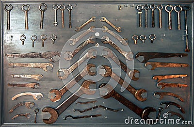 Mechanical tools Stock Photo