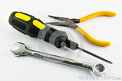 Mechanical tools Stock Photo